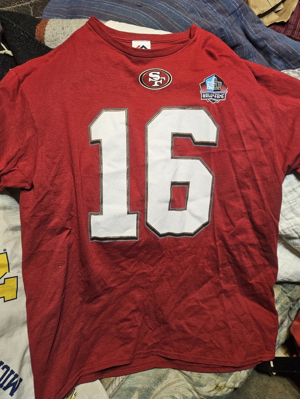 San Francisco 49ers Joe Montana HOF Tee